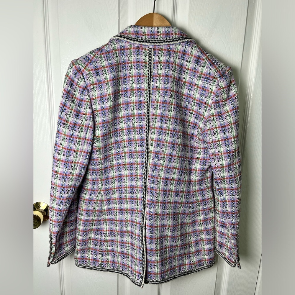 Veronica Beard Tweed Etney Dickey Jacket 4 - Picture 10 of 13